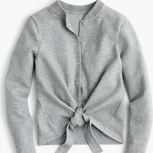 J. Crew Front-tie Long Sleeve Cardigan